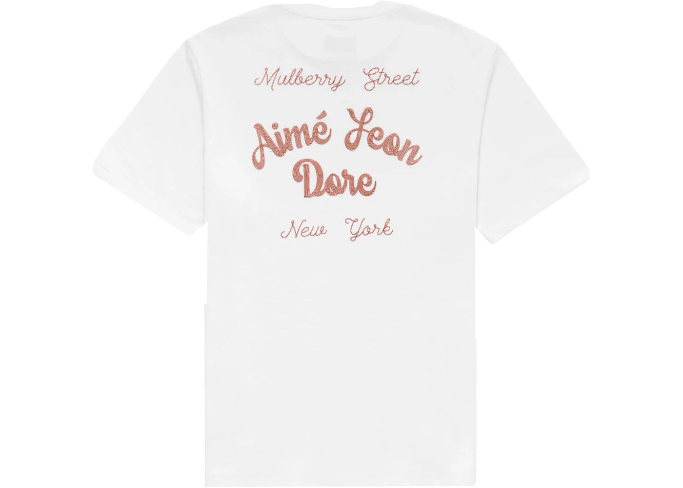 Aime Leon Dore Printed Chain Stitch Tee White