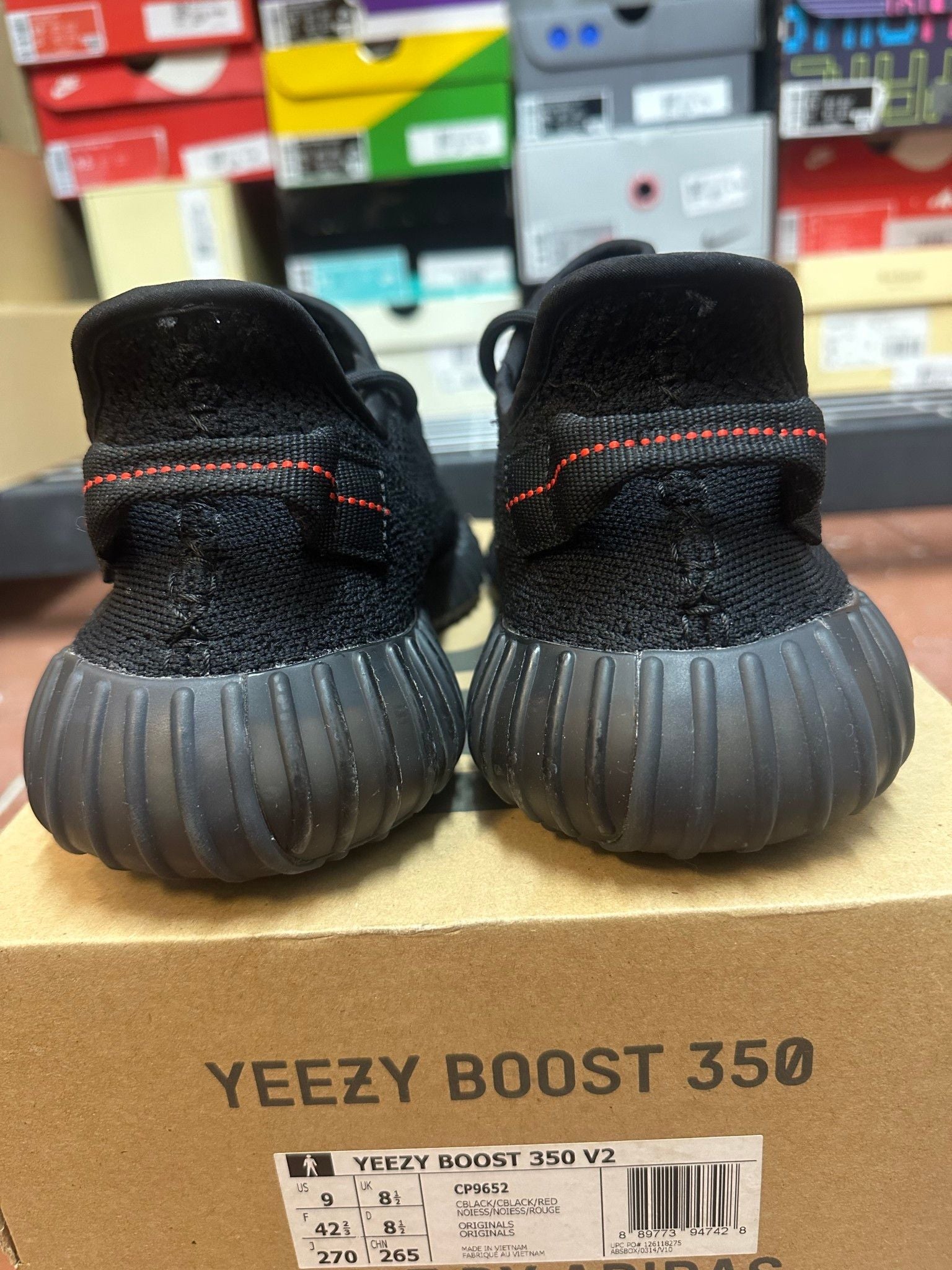 Adidas Yeezy Boost 350 V2 Bred - Pre-Owned Size 9