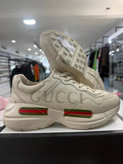 Gucci Rhyton Leather Sneaker - Pre-Owned Gucci 6/ Size 7.5M