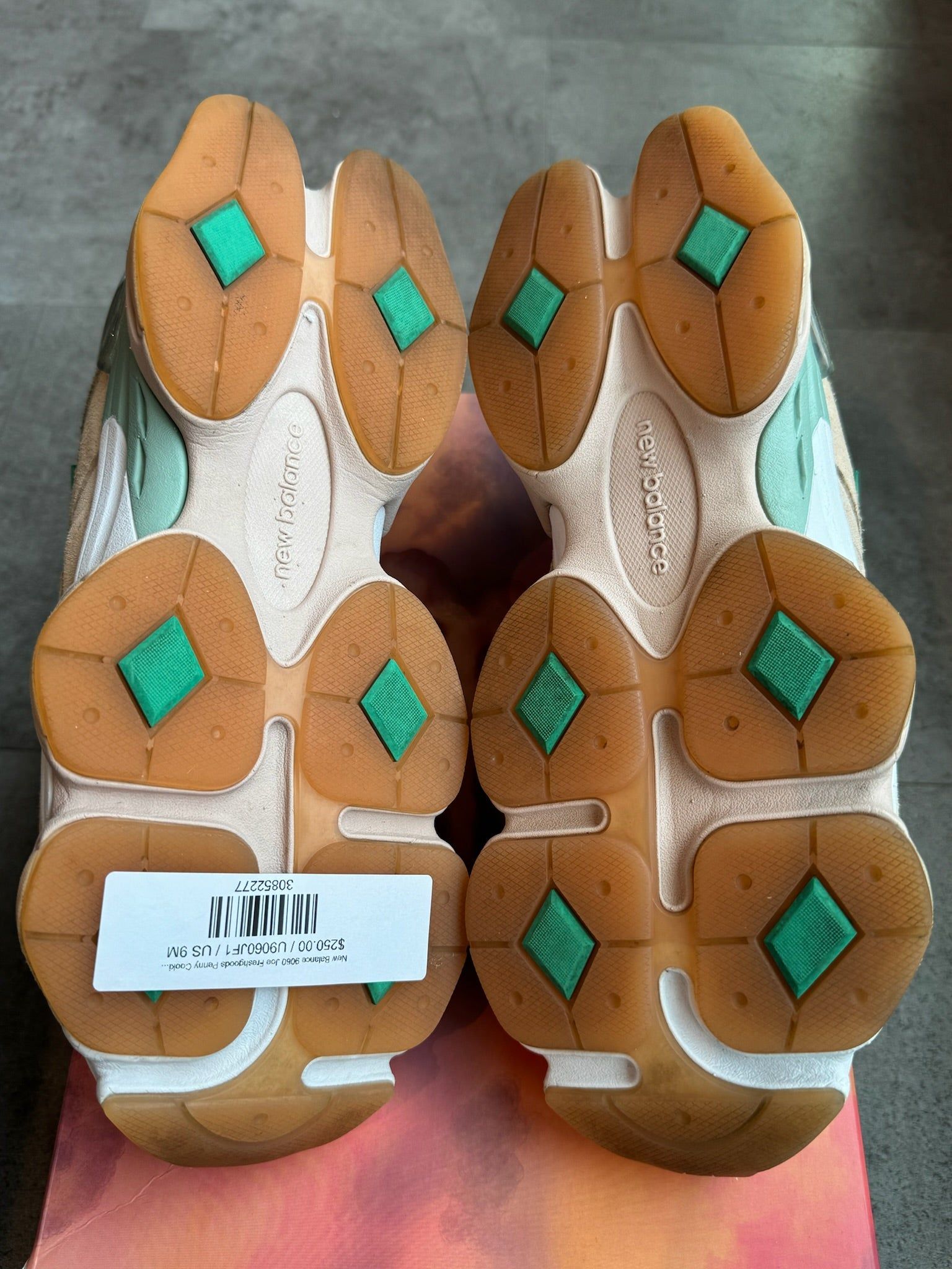 New Balance 9060 Joe Freshgoods Penny Cookie Pink - Pre-Owned Size 9