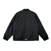 Chrome Hearts Cobra Fur Lined Racing Jacket Black