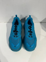 Balenciaga Triple S Clear Sole Teal Blue - Pre-Owned Size 9 (No original box)