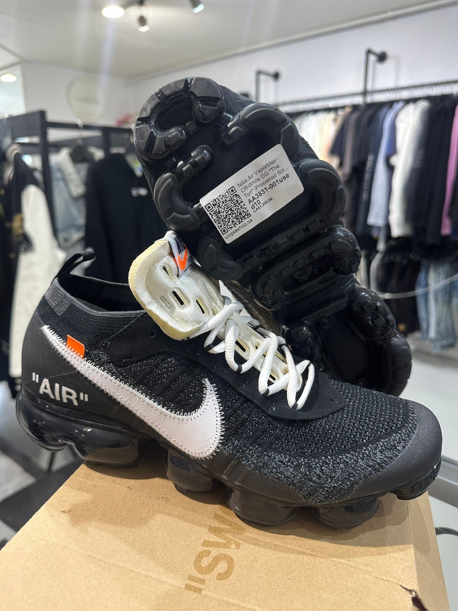 Nike Air VaporMax Off-White OG "The Ten" - Pre-Owned Size 10