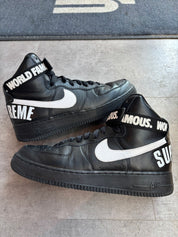 Nike Air Force 1 High Supreme World Famous Black - Pre-Owned Size 10 (No original box)