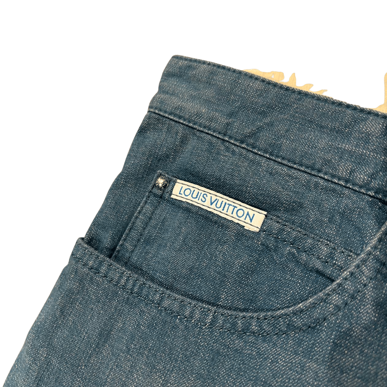 Vintage Louis Vuitton Denim Pants (Preowned Size 38W) - Pre-Owned