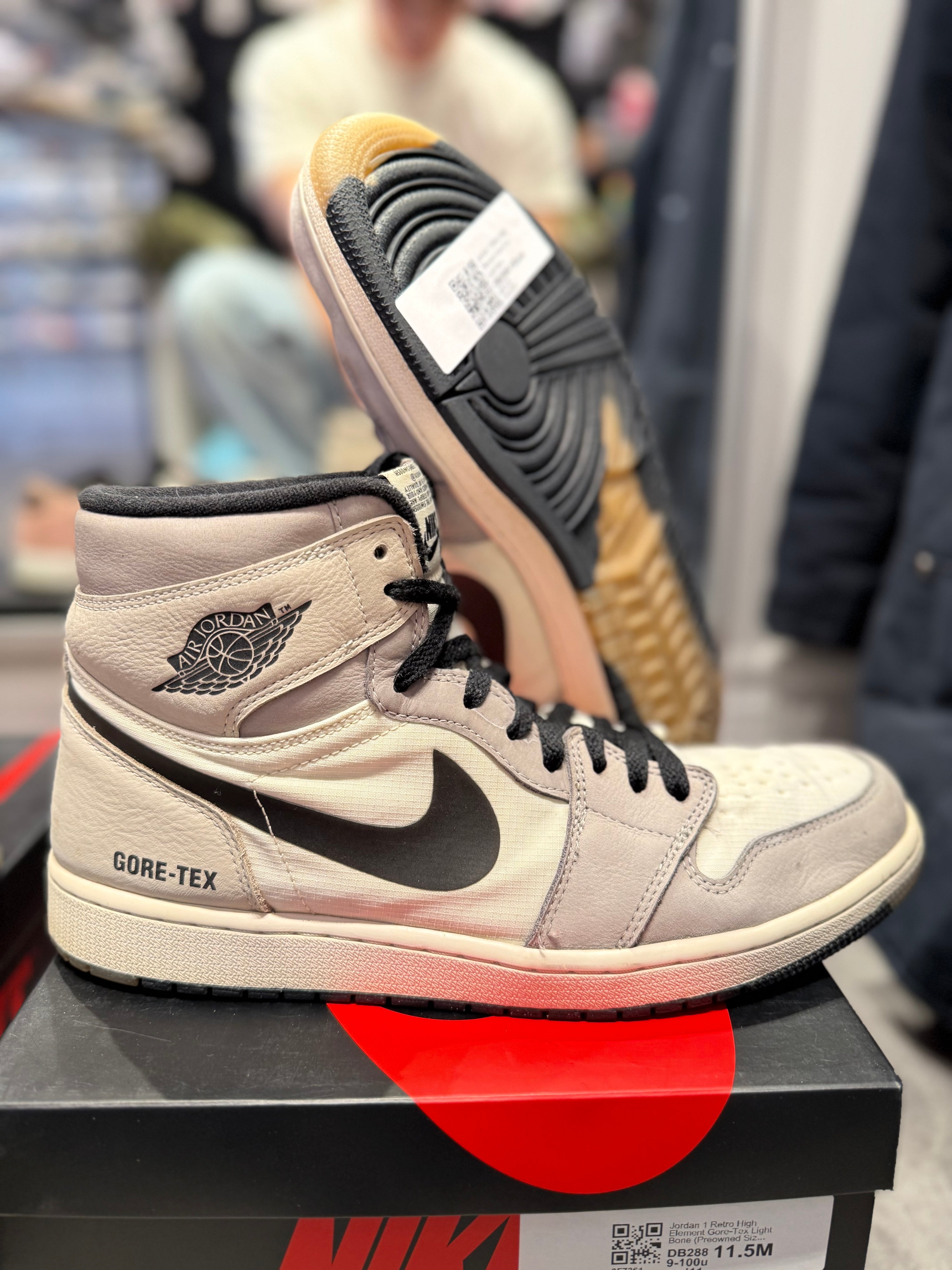 Jordan 1 Retro High Element Gore-Tex Light Bone (Preowned Size 11.5)