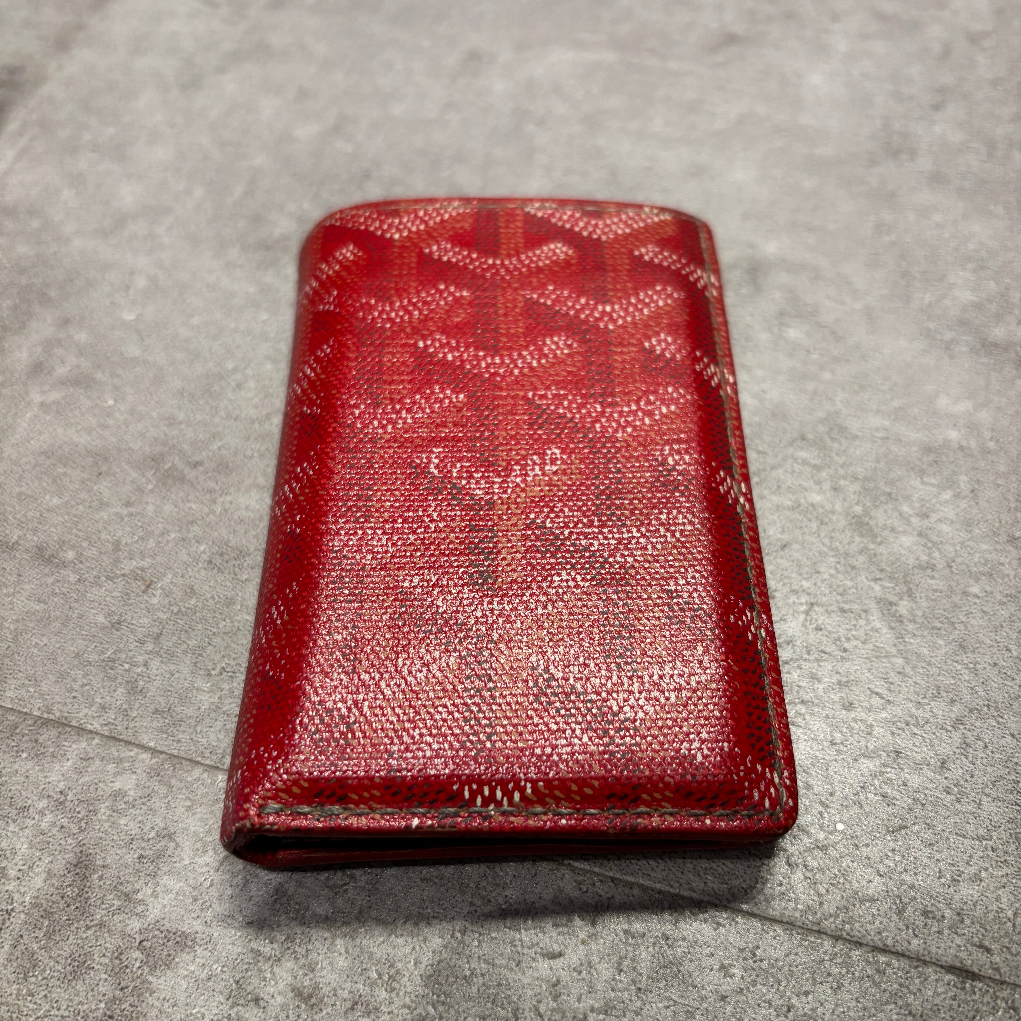 Goyard Saint Pierre Card Holder Red (Preowned)