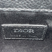 Dior Oblique Black Mini Saddle Bag (Lightly Used)