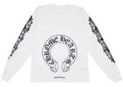 Chrome Hearts Floral Horseshoe L/S T-Shirt White