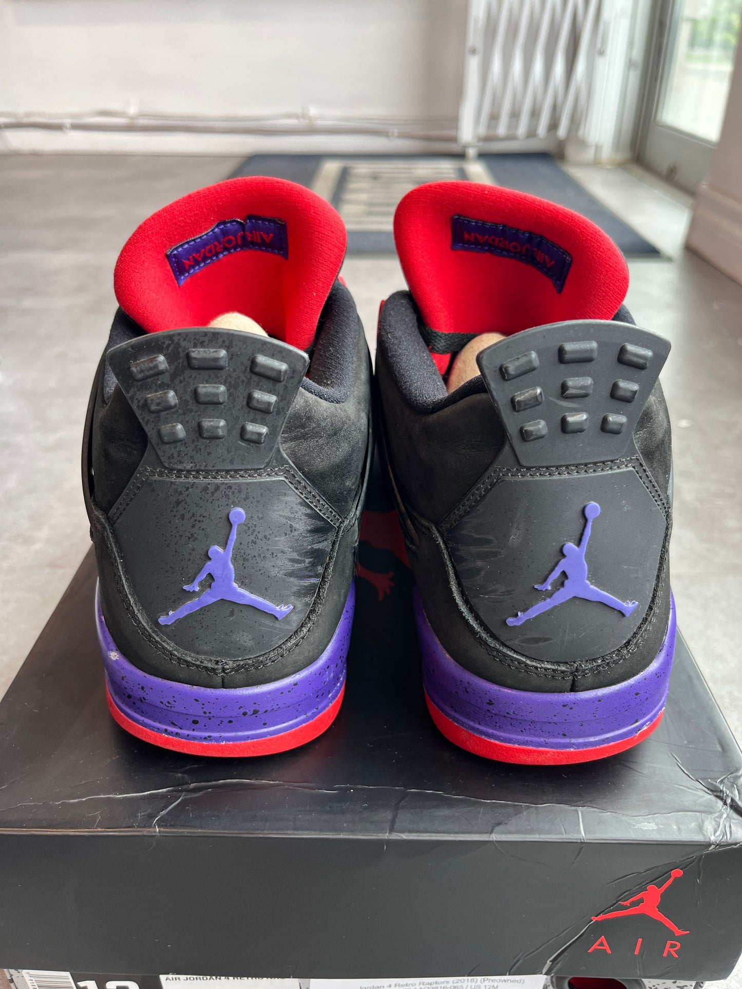 Jordan 4 Retro Raptors (2018) (Preowned Size 12)