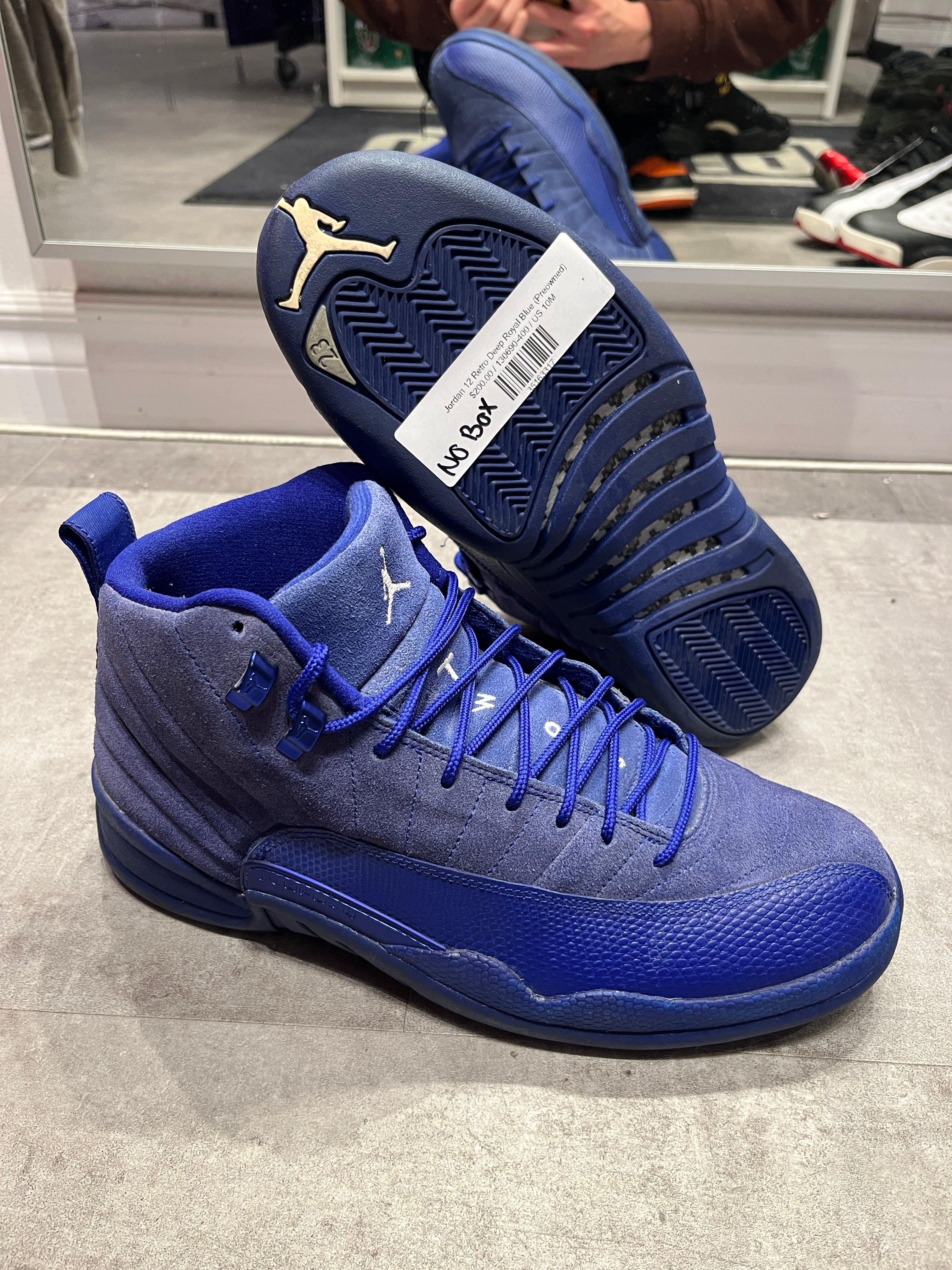 Jordan 12 retro clearance deep royal blue