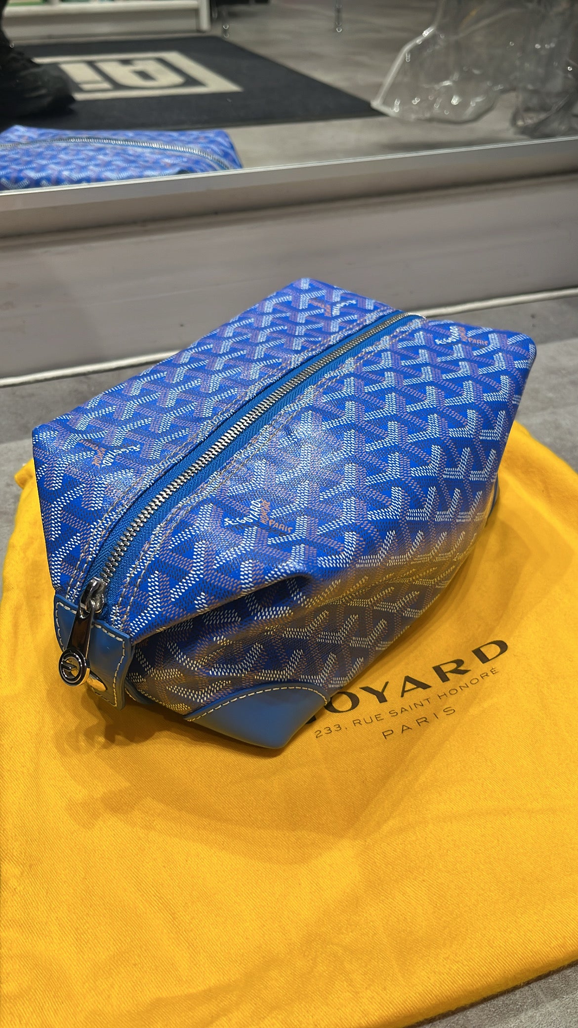 Goyard Boeing 25 Toilet Bag Sky Blue