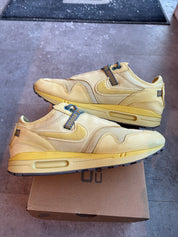 Nike Air Max 1 Travis Scott Cactus Jack Saturn Gold (Preowned Size 11)