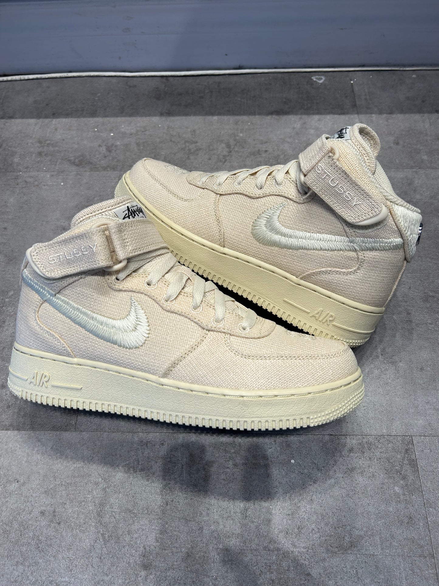 Nike Air Force 1 Mid Stussy Fossil (Preowned)