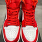 Jordan 1 Mid Barcelona Sweater Red Patent (Preowned)