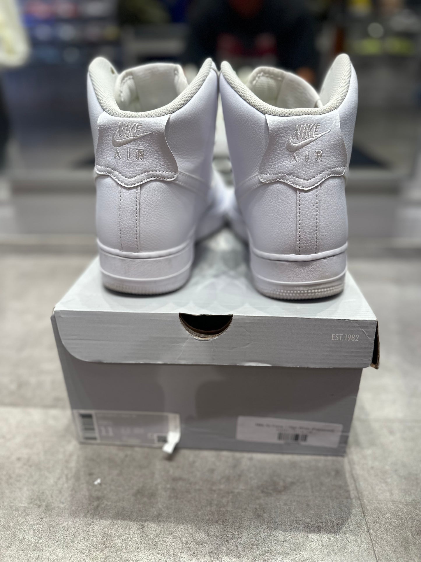 Nike Air Force 1 High White (Preowned)