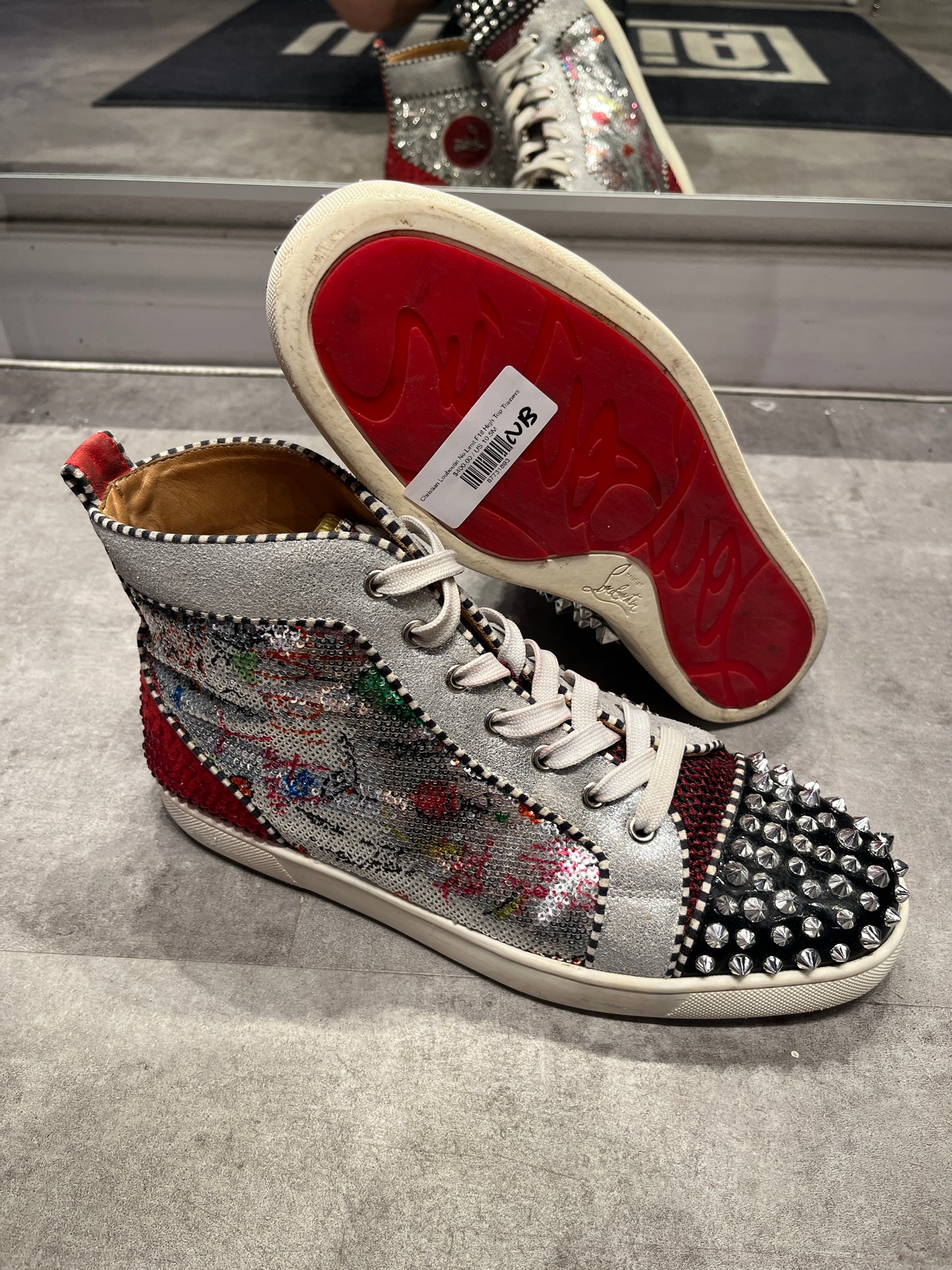 Christian Louboutin No Limit F18 High Top Trainers