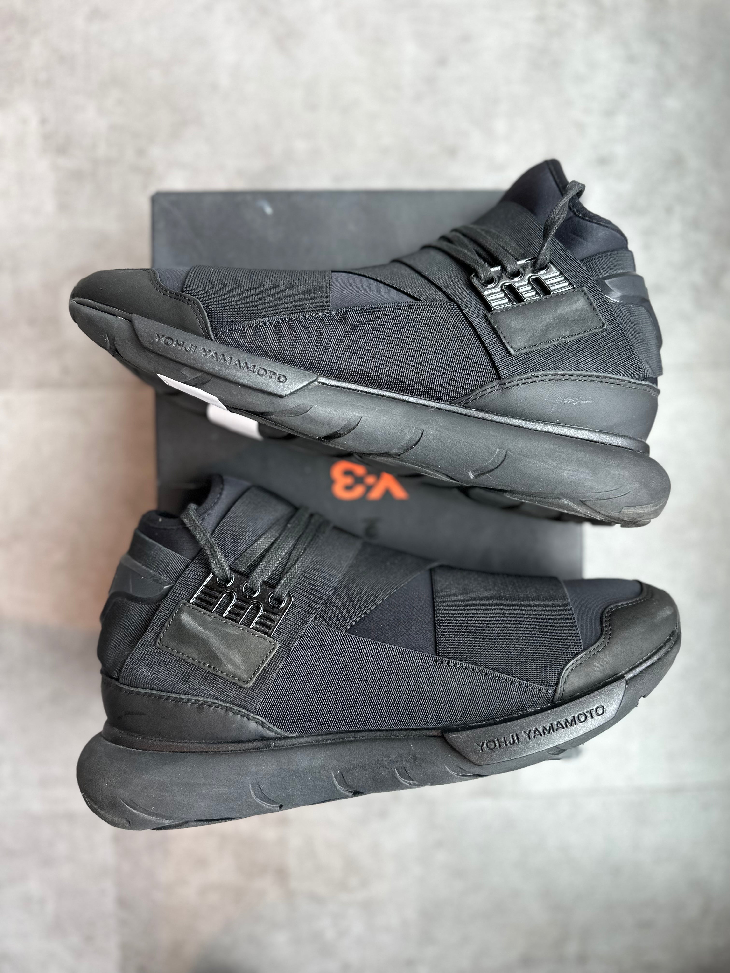 Y-3 Qasa High Triple Black (Preowned Size 8.5) – Utopia Shop