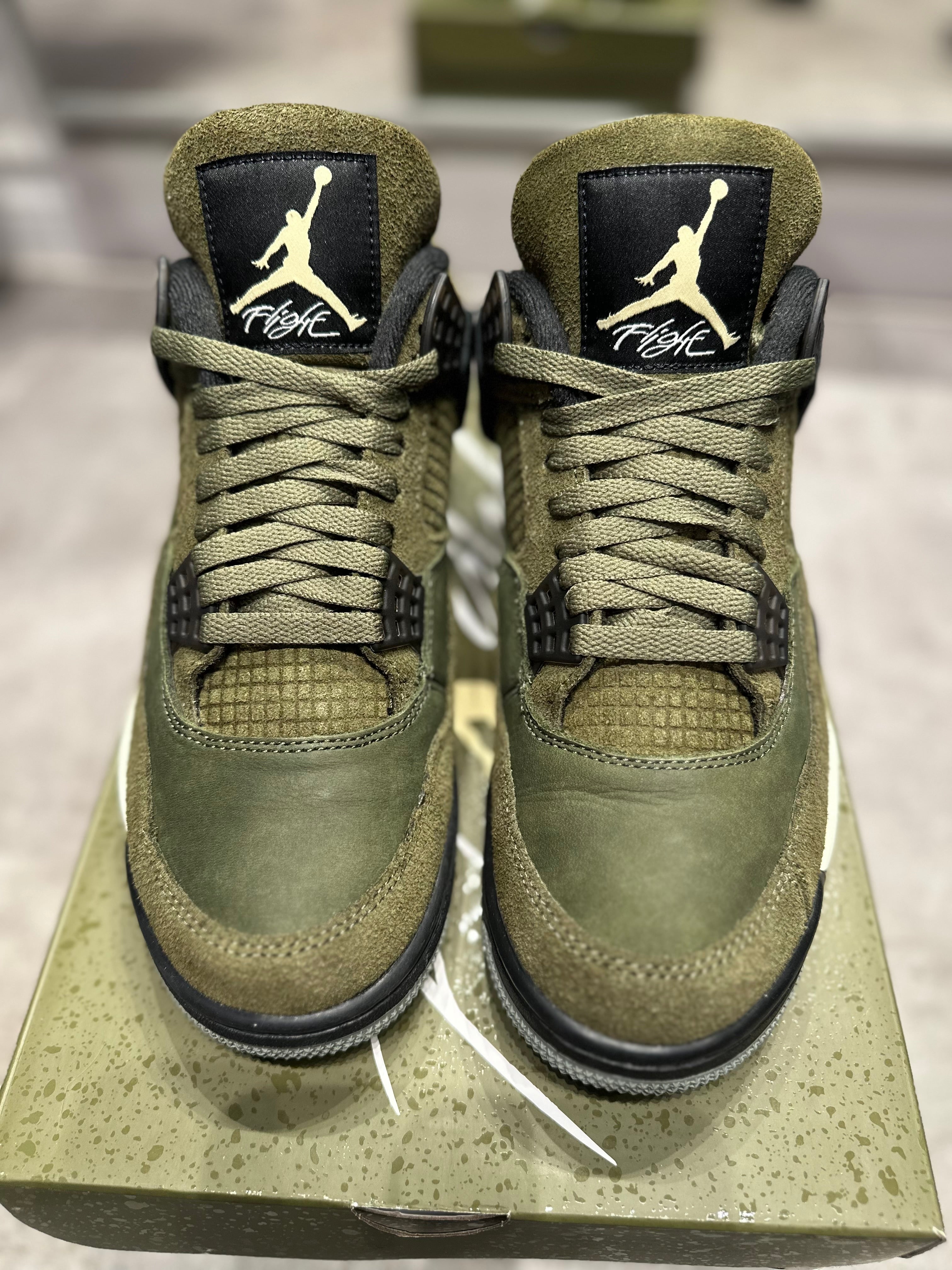 Jordan 4 Retro SE Craft Medium Olive (Preowned Size 8)