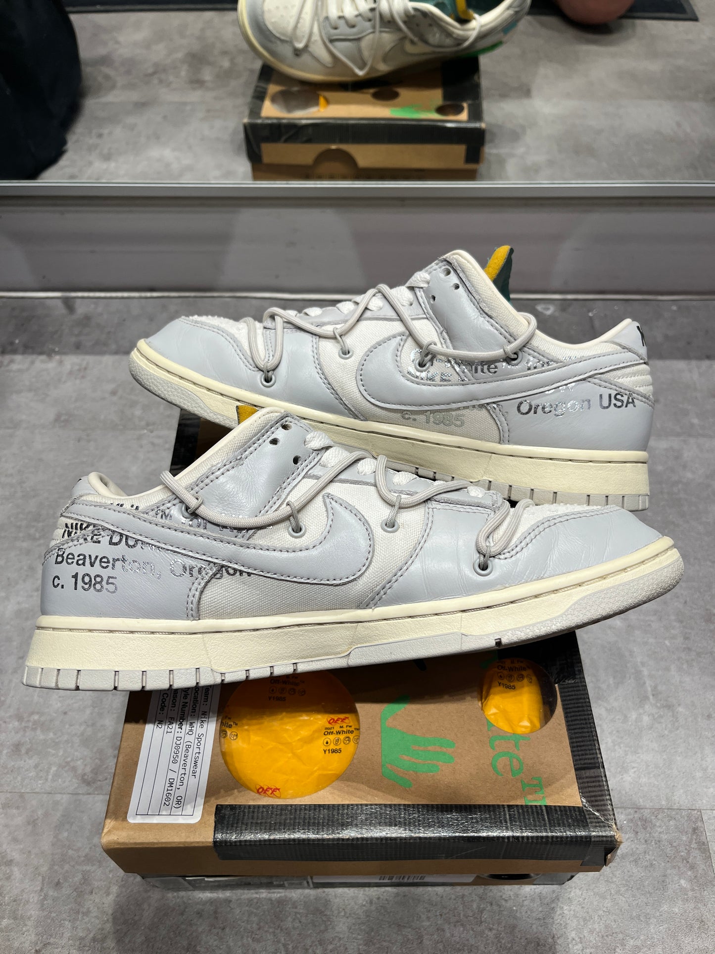 Nike Dunk Low Off-White Lot 42 (Preowned)
