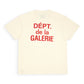 Gallery Dept. French T-Shirt Cream Red