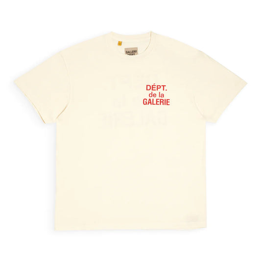 Gallery Dept. French T-Shirt Cream Red