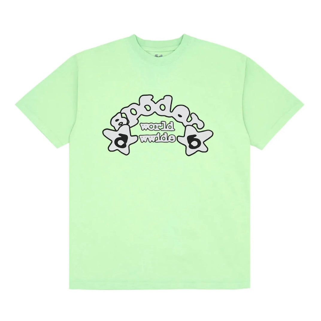 Sp5der Worldwide Tee Slime Green