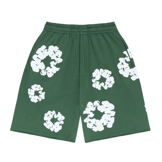 Denim Tears The Cotton Wreath Shorts Green