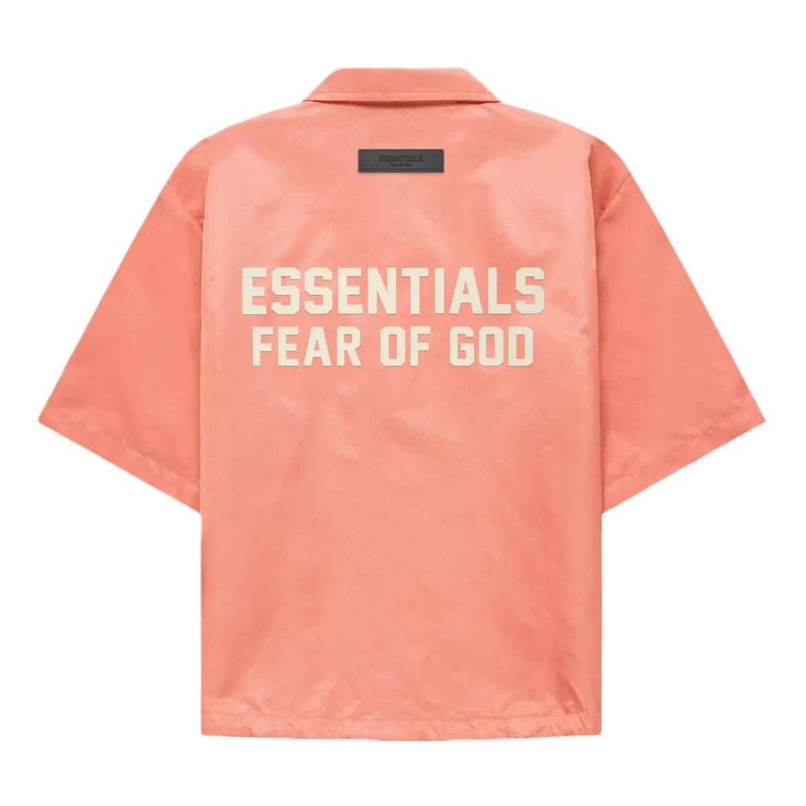 Fear of God Essentials Hoodie Kids S/S Nylon Shirt (FW22) Coral