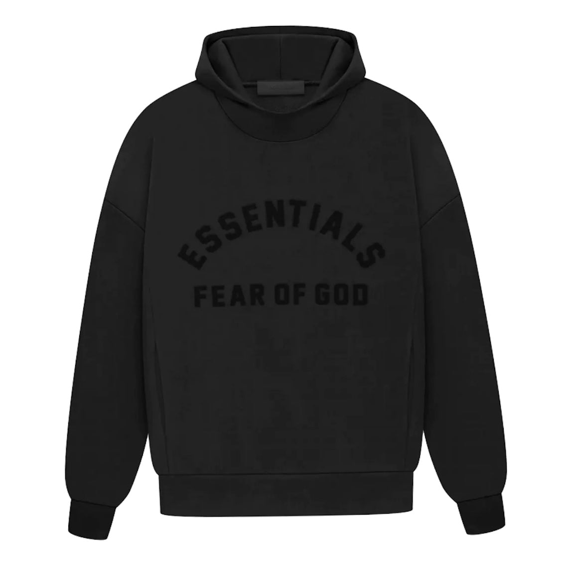 Fear of God Essentials Hoodie (SS23) Jet Black