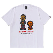 Bape x Adidas Dame Baby Milo Tee White