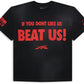 Hellstar Beat Us! Red/Black T-Shirt