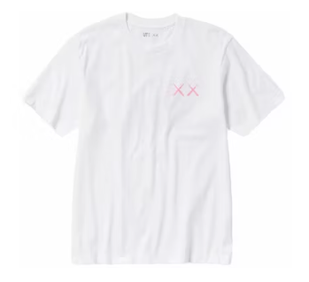 Kaws X Uniqlo UT Short Sleeve Graphic Tee White (Asian Sizing)