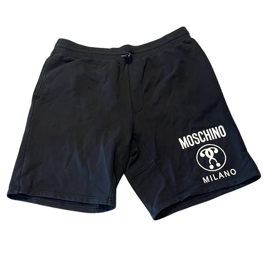 Moschino Double ? Milano Shorts Black (Preowned)