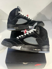 Jordan 5 Retro OG Black Metallic Reimagined - Lightly Used Size 8