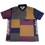 Supreme Colorblocked Soccer Polo Purple - Lightly Used Size L