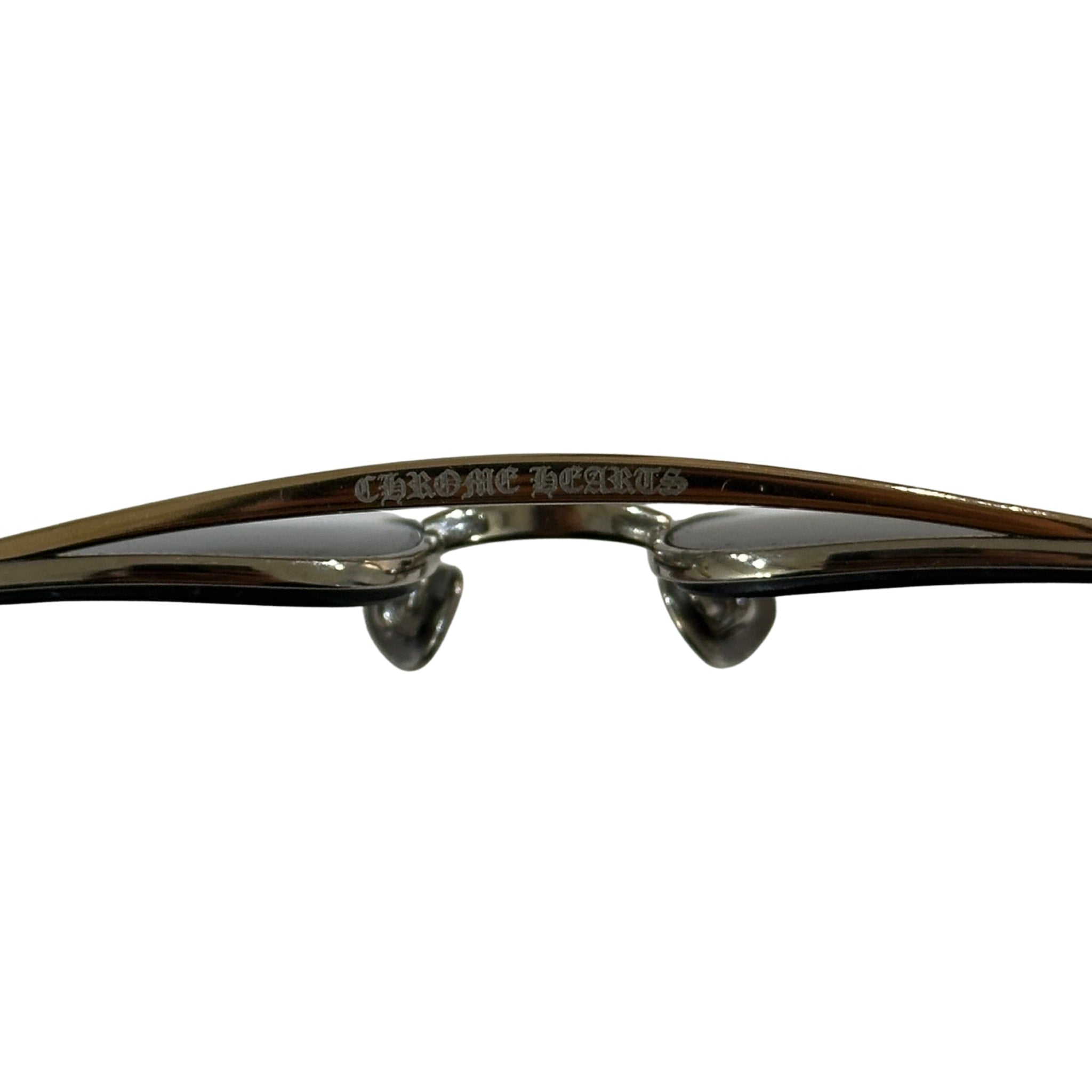 Chrome Hearts Stains VII Sunglasses Black/Gold (Preowned) - Pre-Owned