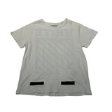 Off-White SS16 Brushed Diagonal T-Shirt White - Pre-Owned Size M