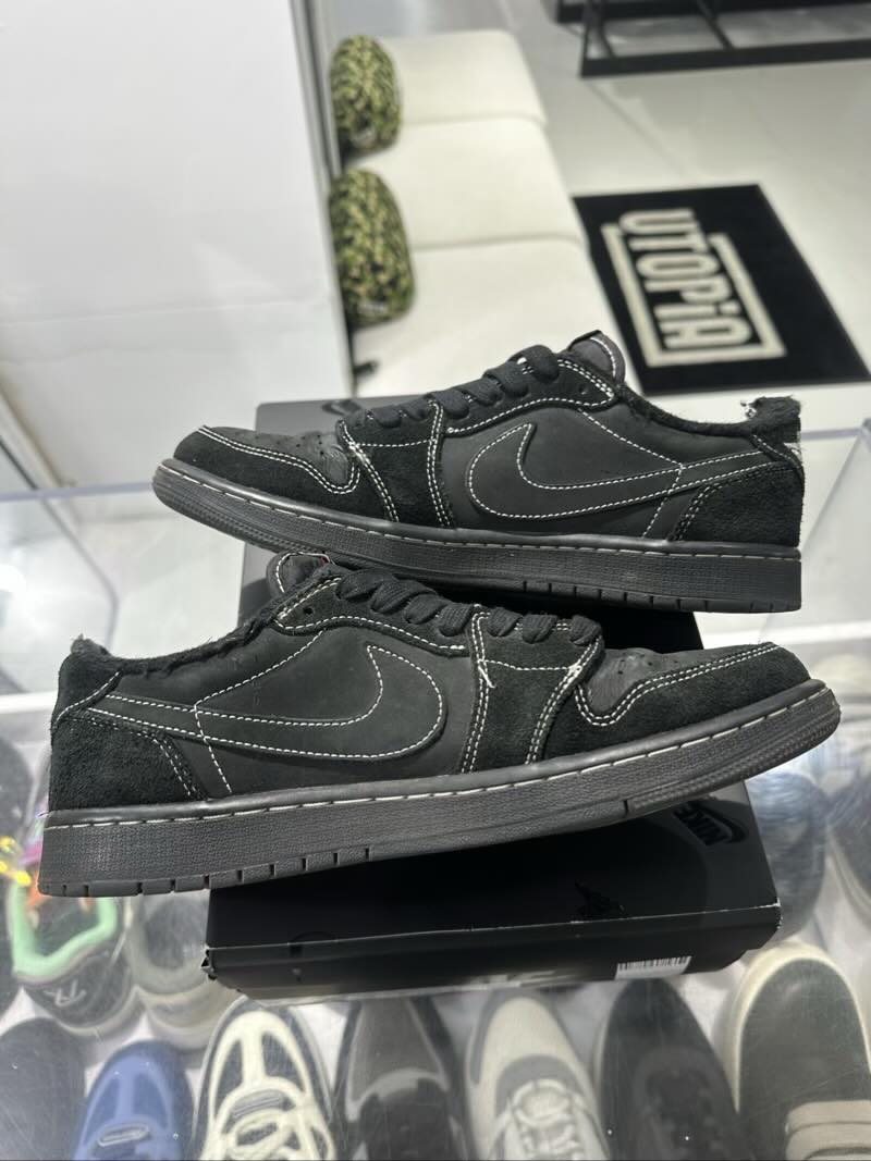Jordan 1 Retro Low OG SP Travis Scott Black Phantom - Pre-Owned Size 9