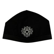 Chrome Hearts Plus Cross Skull Cap Beanie Black/White - Lightly Used
