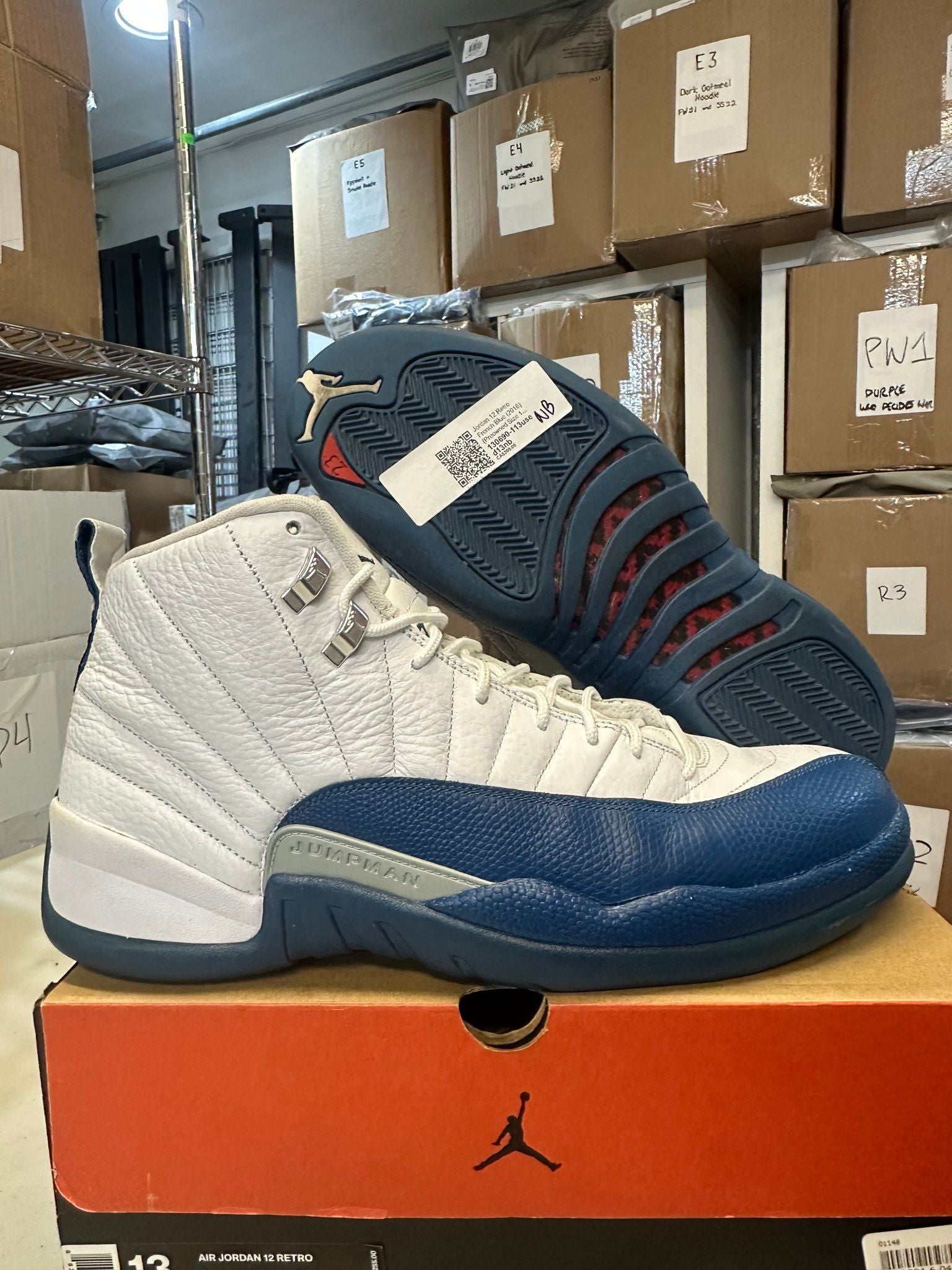 Jordan 12 Retro French Blue (2016) (Preowned Size 13) - Pre-Owned (No original box)