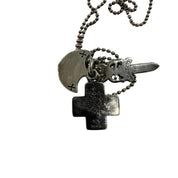 Chrome Hearts Lucky Trinkets w/ Ball Chain Necklace (28 Inches) - Lightly Used