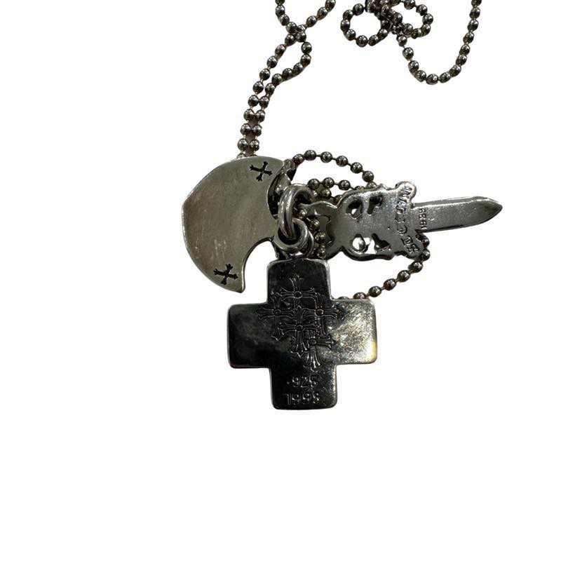 Chrome Hearts Lucky Trinkets w/ Ball Chain Necklace (28 Inches) - Lightly Used