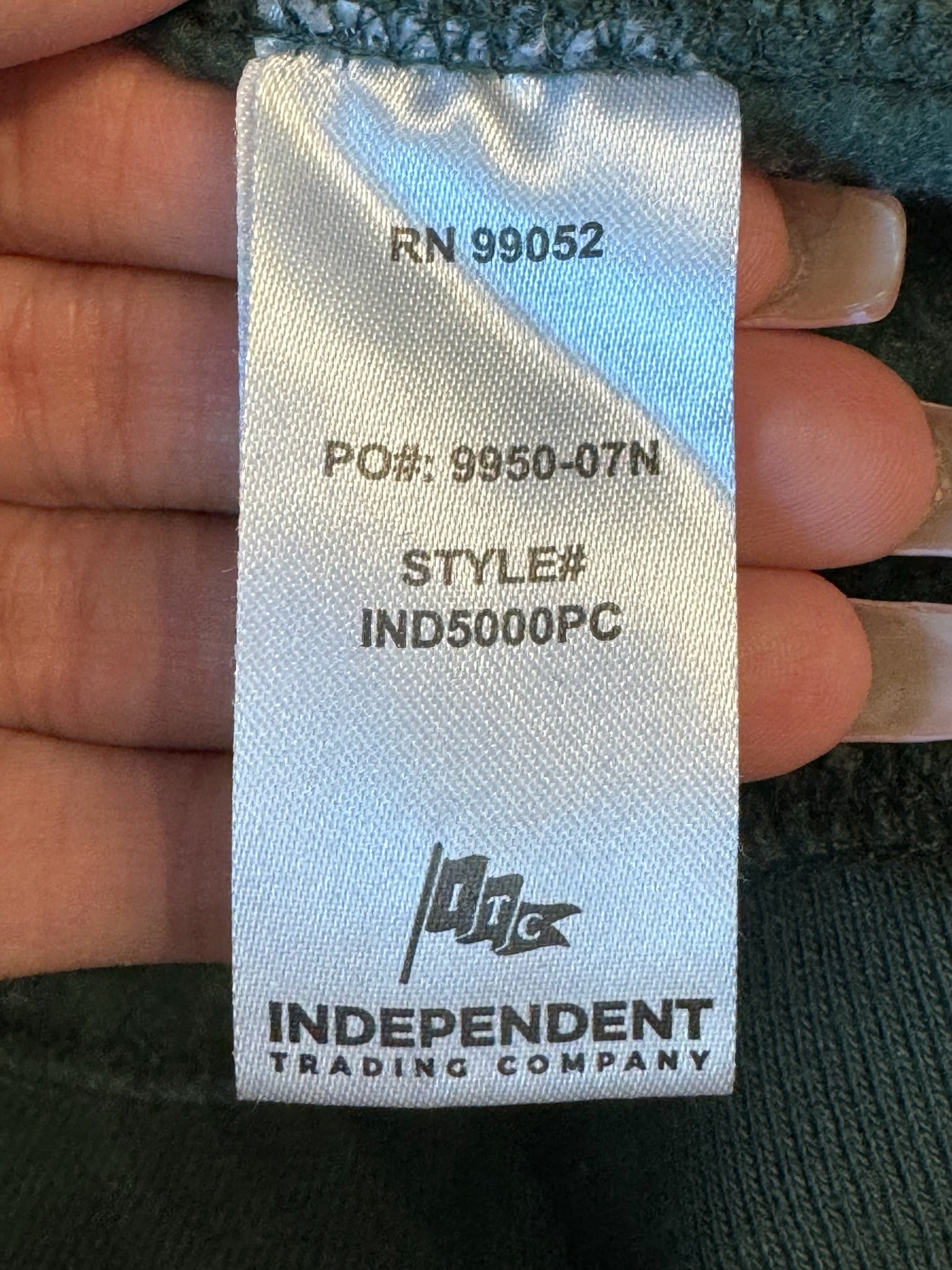 Pleasures Krishna Logo Hoodie Green - Pre-Owned