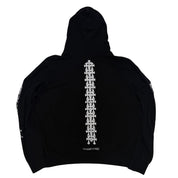 Chrome Hearts Cemetery Spine Pullover Hoodie Black - Pre-Owned Size L