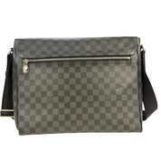 Louis Vuitton Damier District Messenger Bag Graphite - Lightly Used
