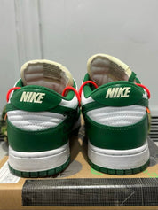 Nike Dunk Low Off-White Pine Green - Pre-Owned Size 13 (Replacement Box)