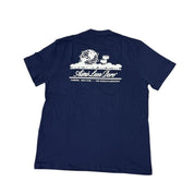 Aime Leon Dore Unisphere Short-Sleeve Tee Navy White