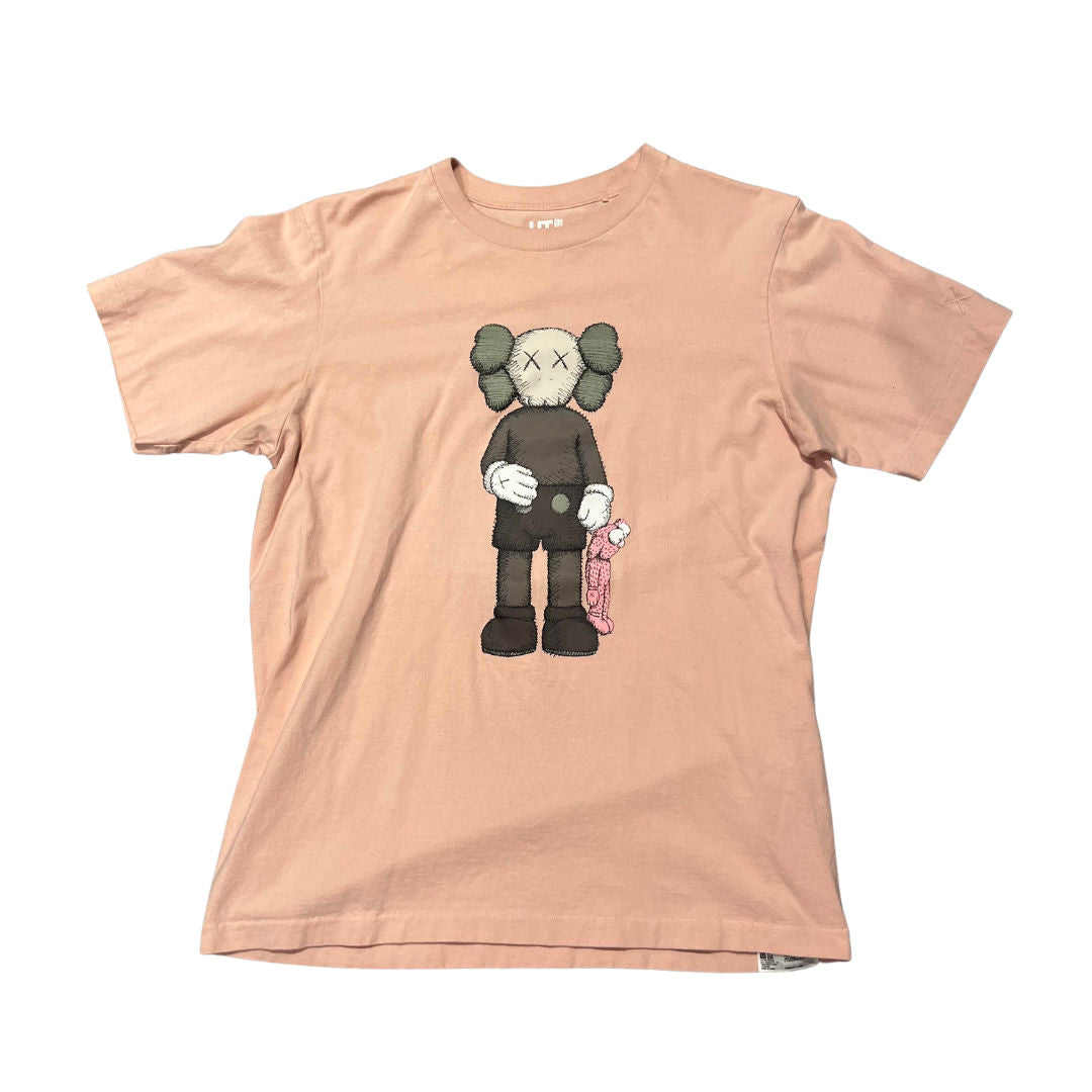 Kaws X Uniqlo Companion Tee (US Sizing) Pink (Preowned) - Pre-Owned
