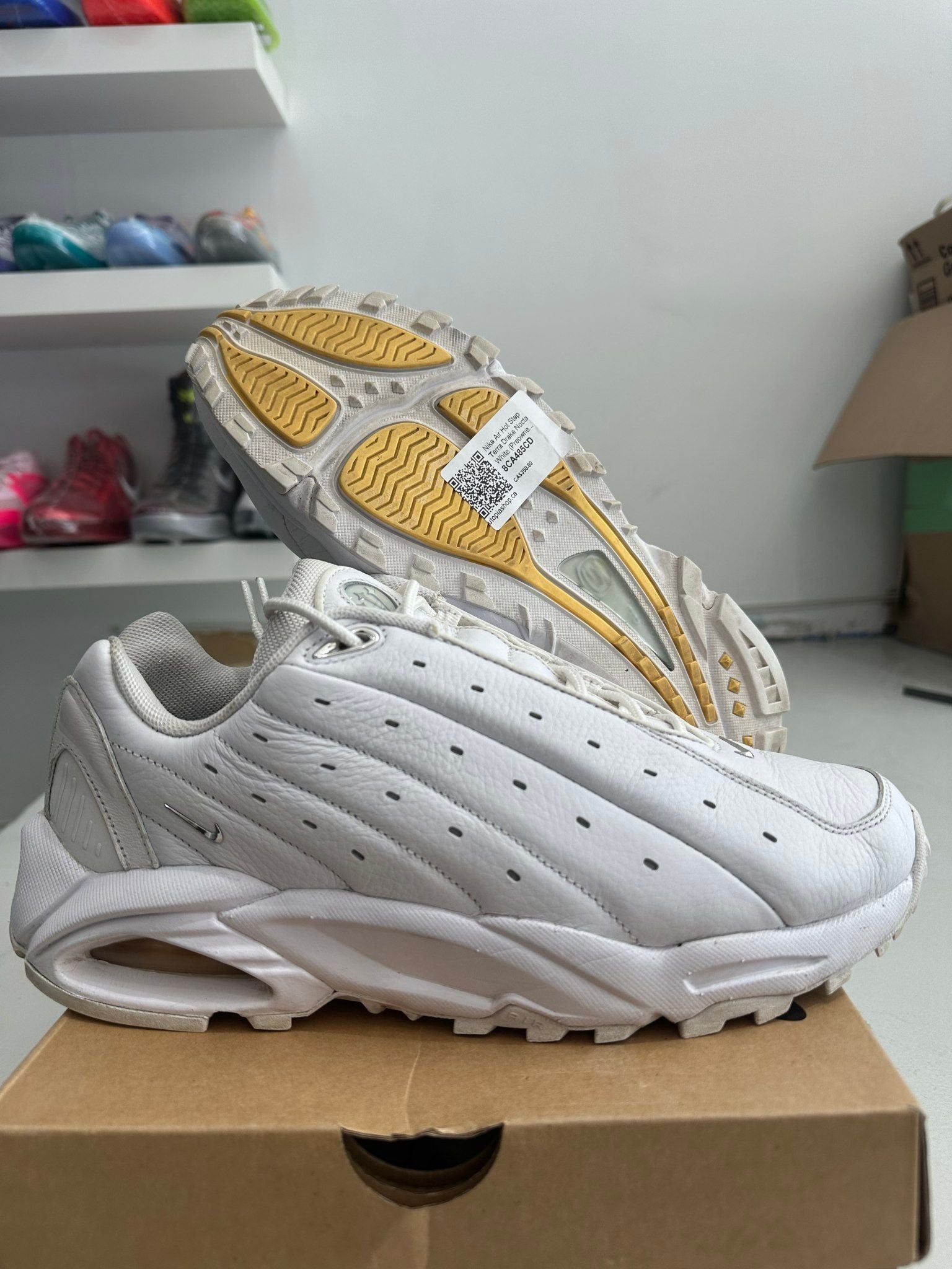 Nike Air Hot Step Terra Drake Nocta White - Pre-Owned Size 10.5